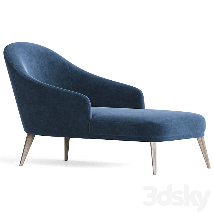 Eliza Chaise Lounge 3DS Max Model - thumbnail 2