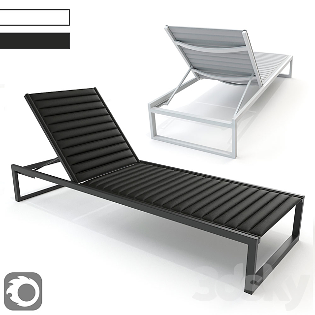 Eos Sun Lounger Casefurniture 3ds Max - thumbnail 1