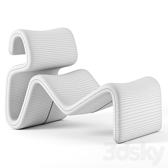 Etcetera lounge chair by Artilleriet 3DSMax File - thumbnail 3