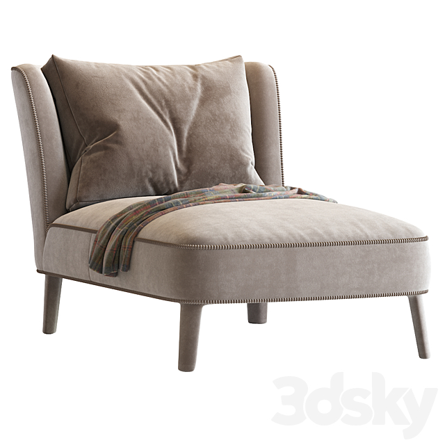 Febo chaise longue maxalto 3ds Max - thumbnail 3