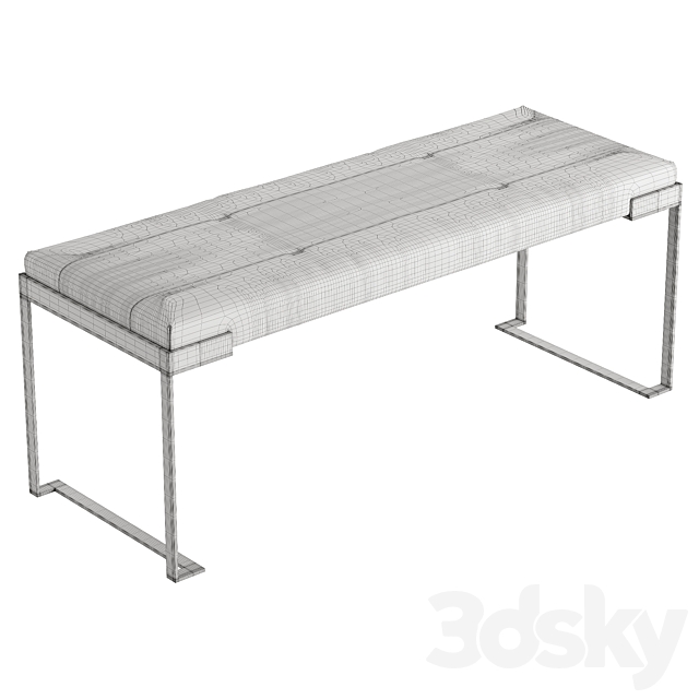 Fendi Aura Bench 3DSMax File - thumbnail 6