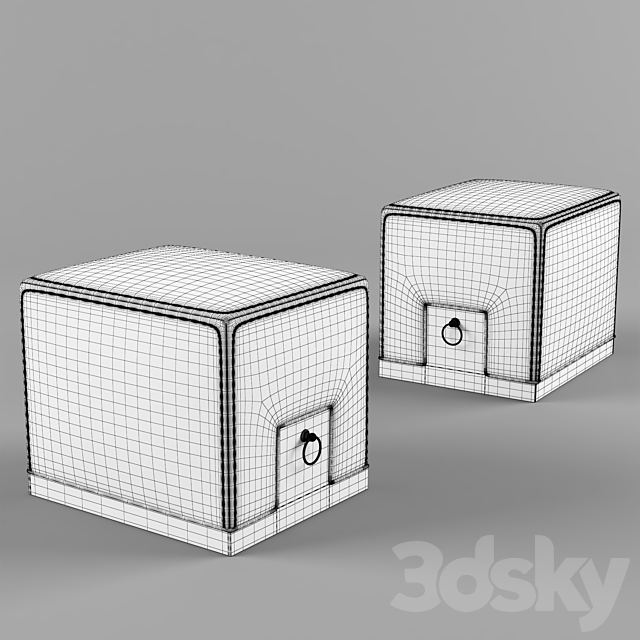 Ferris Rafauli Pouf 3DSMax File - thumbnail 2