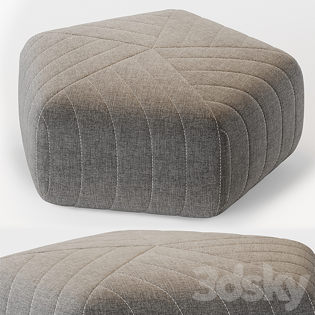 FIVE OTTOMAN 3ds Max - thumbnail 1