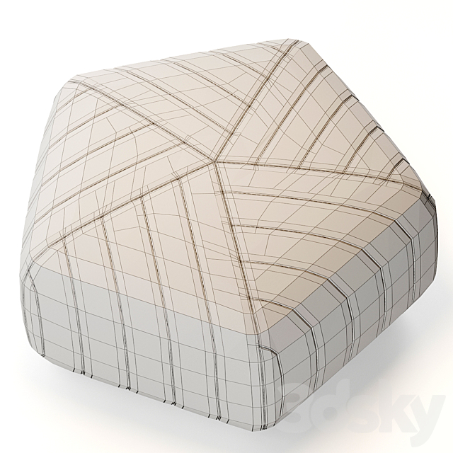 FIVE OTTOMAN 3ds Max - thumbnail 3