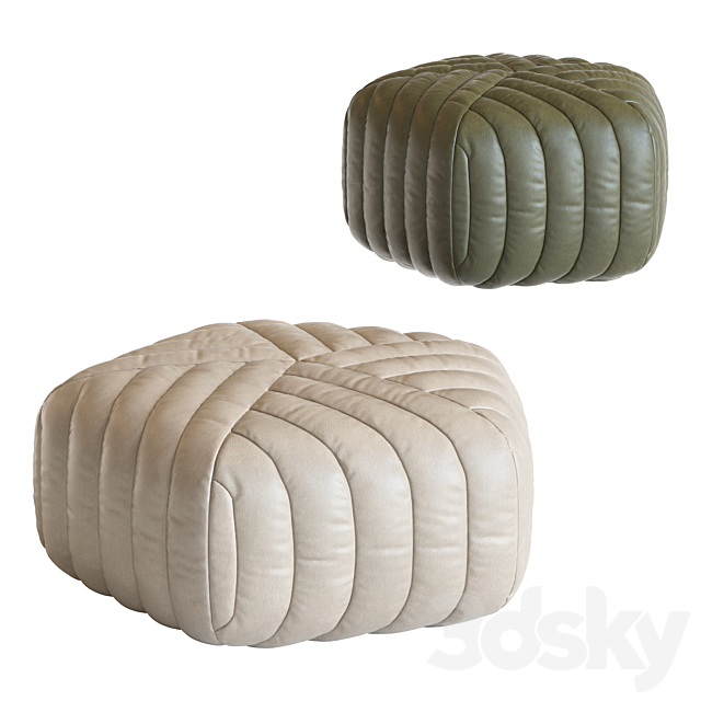 Five Ottoman 3DSMax File - thumbnail 3