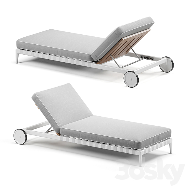 FLEXFORM Atlante Sun Lounger 3DSMax File - thumbnail 1