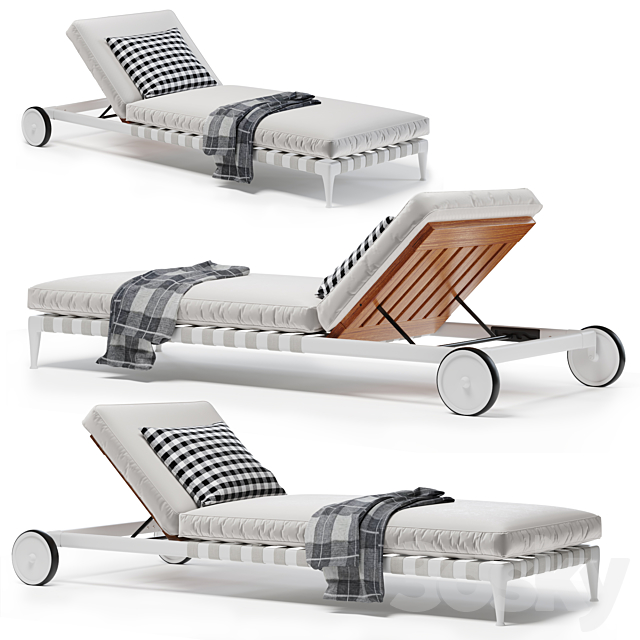 FLEXFORM Atlante Sun Lounger 3DSMax File - thumbnail 1