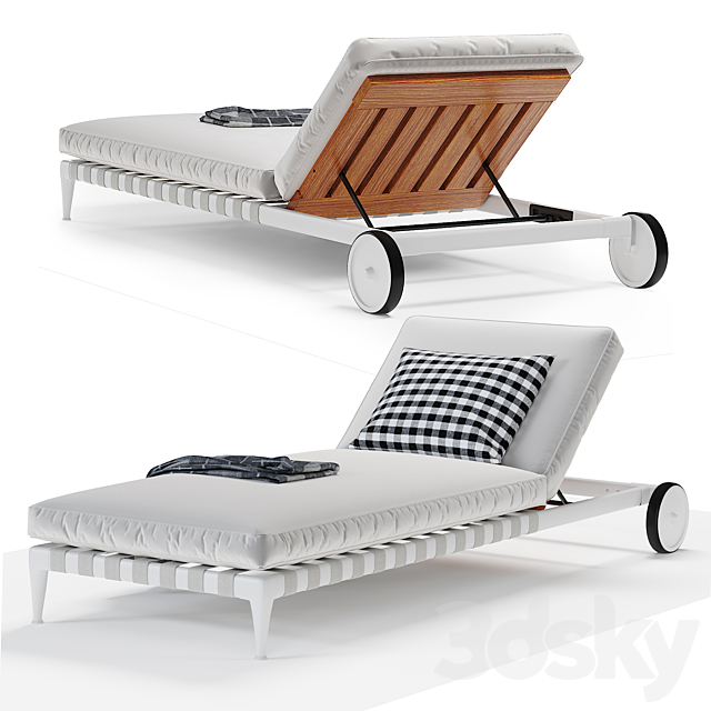 FLEXFORM Atlante Sun Lounger 3DSMax File - thumbnail 3