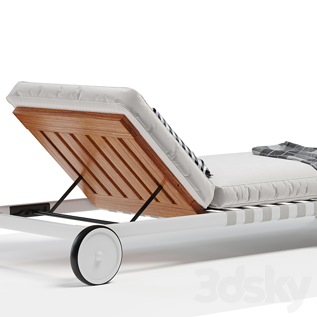 FLEXFORM Atlante Sun Lounger 3DSMax File - thumbnail 4