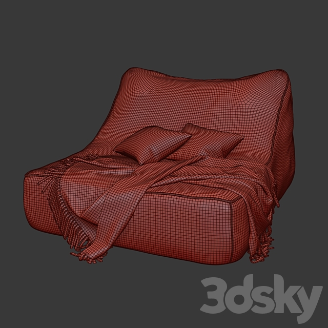 Float Paola Lenti _ Pouf by Paola Lenti 3ds Max - thumbnail 3