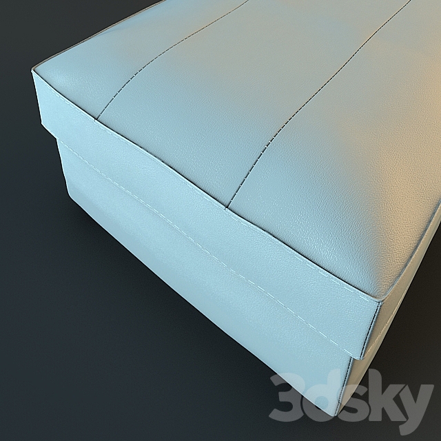 Footstool “Kivik” from IKEA 3DSMax File - thumbnail 2