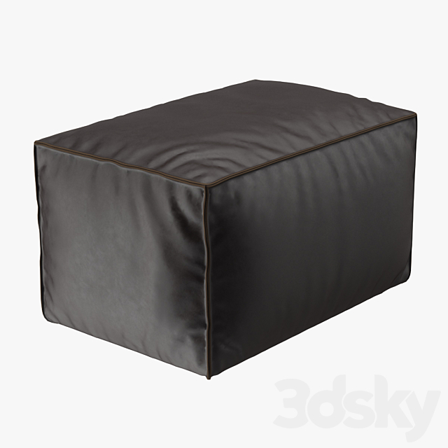 Footstool Scruffy 3ds Max - thumbnail 1