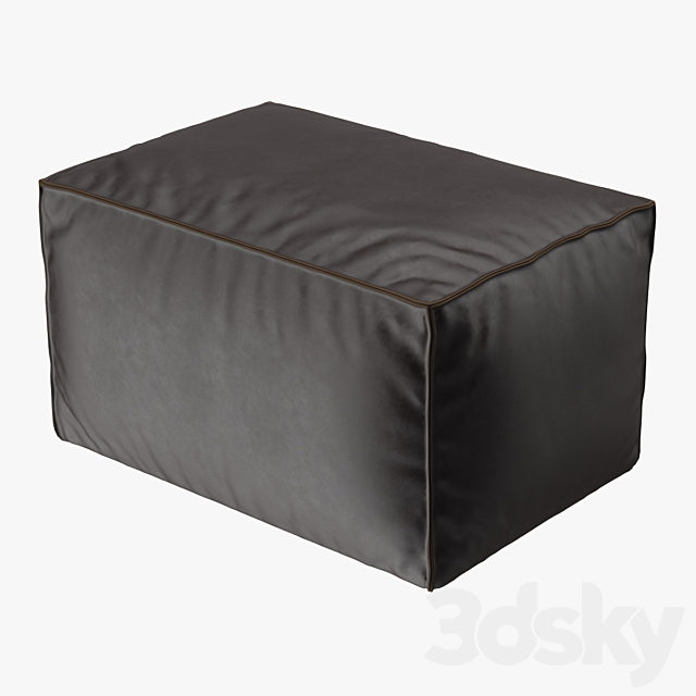 Footstool Scruffy 3ds Max - thumbnail 2