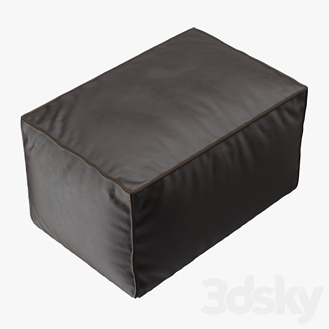 Footstool Scruffy 3ds Max - thumbnail 3