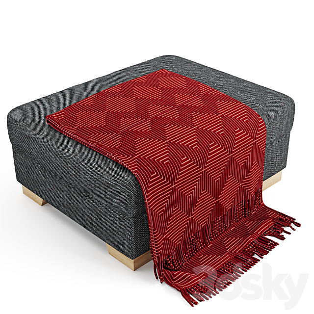 Footstool sorvallen 3DSMax File - thumbnail 2