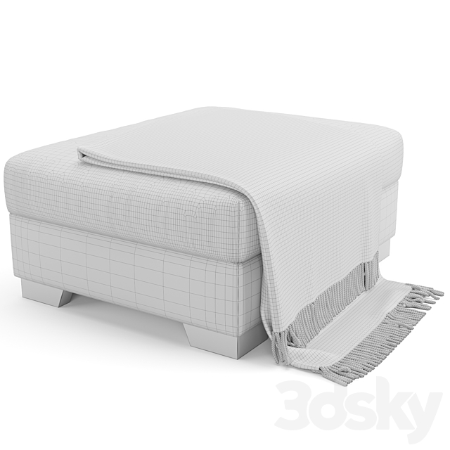 Footstool sorvallen 3DSMax File - thumbnail 3