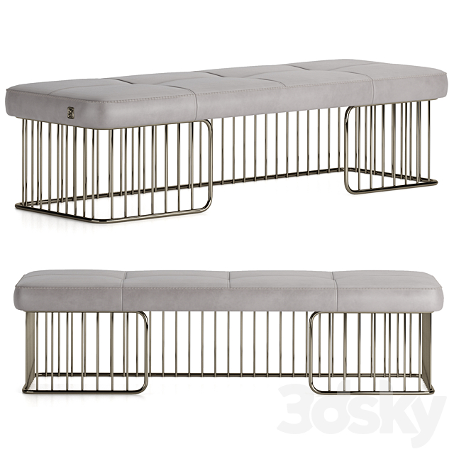 Formitalia CHARLESTON Bench 3DSMax File - thumbnail 1