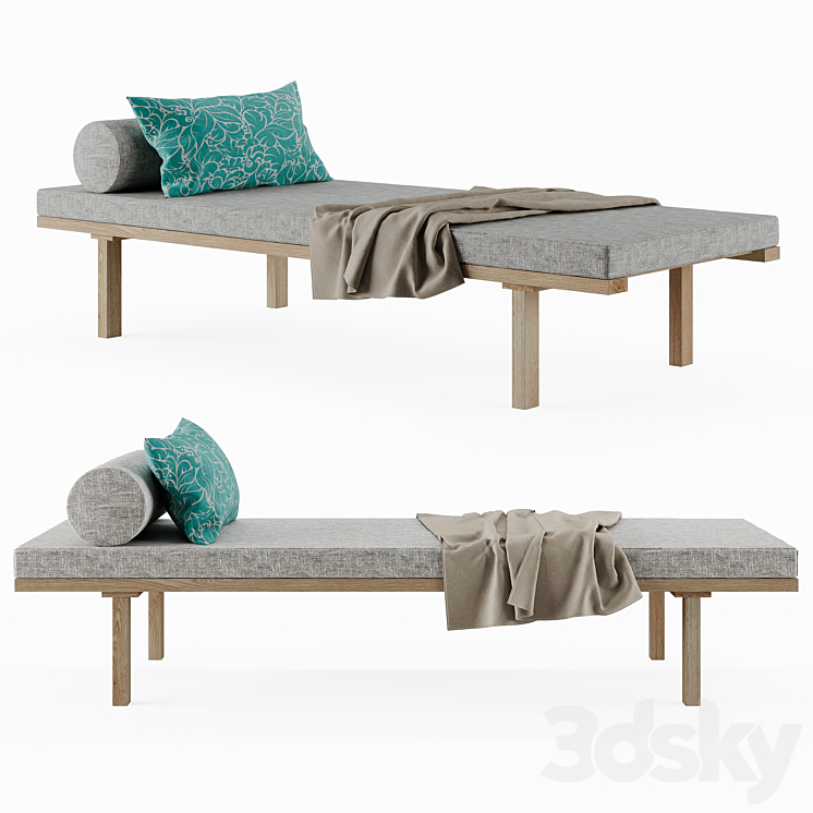 FRAMA – KR180 Daybed by Kim Richardt 3DS Max Model - thumbnail 1