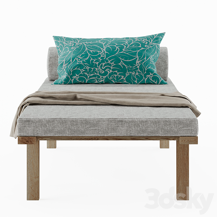 FRAMA – KR180 Daybed by Kim Richardt 3DS Max Model - thumbnail 2