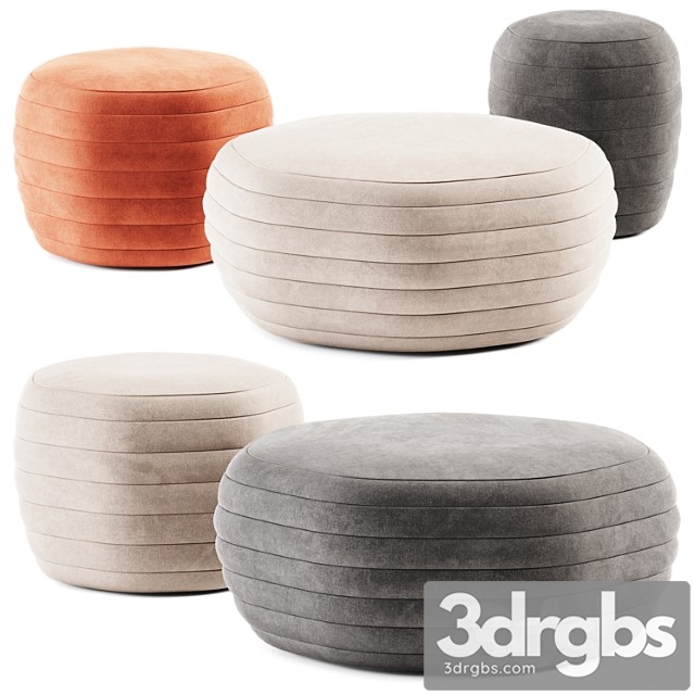 Galeata Round Pouf By Paola Zani Puf 3dsmax Download - thumbnail 1