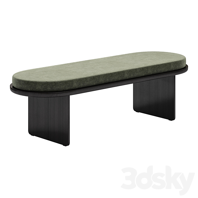 Gallotti & radice sensei bench 3ds Max - thumbnail 2