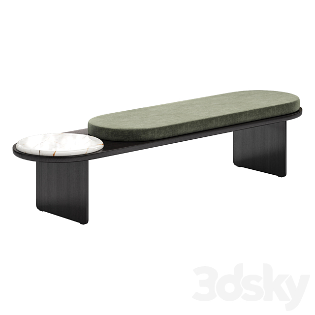 Gallotti & radice sensei bench 3ds Max - thumbnail 3