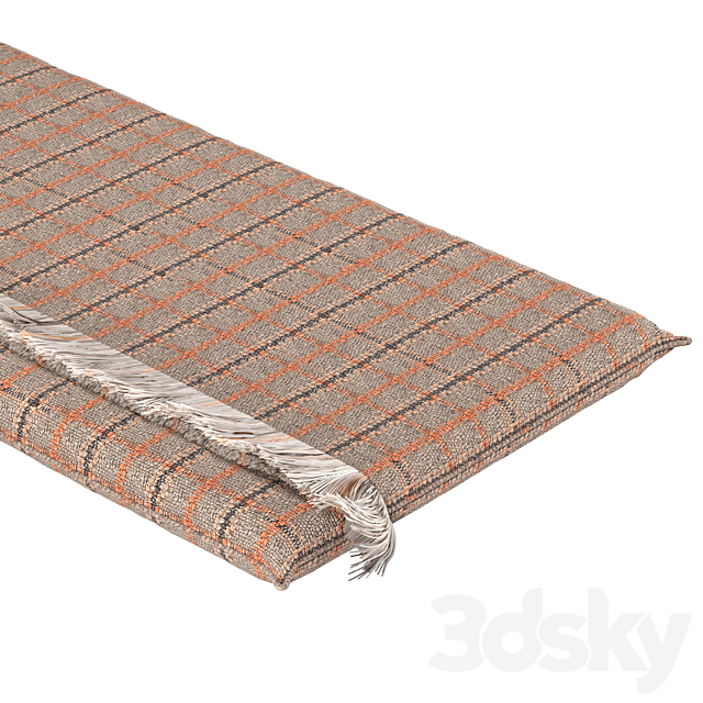 GAN Small Mattress Checks 3DS Max Model - thumbnail 2