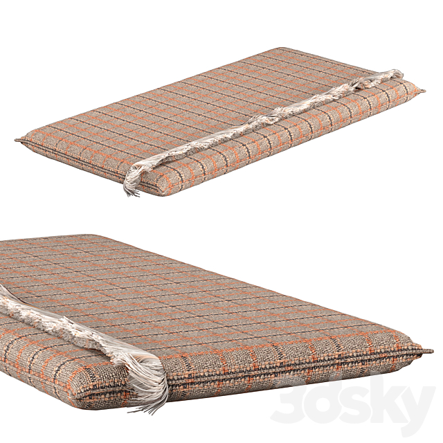 GAN Small Mattress Checks 3DS Max Model - thumbnail 4