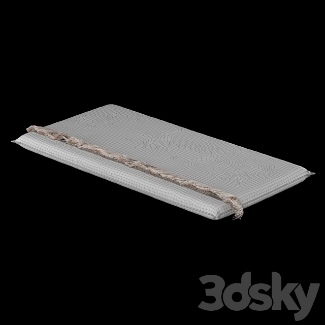 GAN Small Mattress Checks 3DS Max Model - thumbnail 5