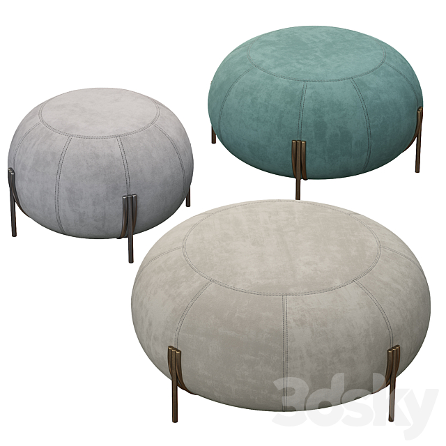 GEO Pouf by Saba Italia 3DS Max Model - thumbnail 4