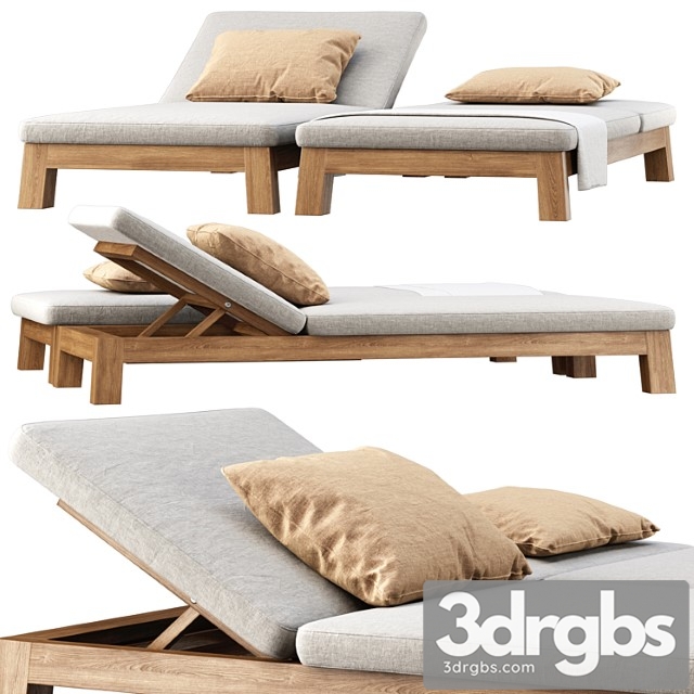 Gijs sun lounger by piet boon 2 3dsmax Download - thumbnail 1