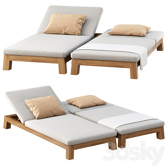 GIJS Sun lounger by Piet Boon 3DSMax File - thumbnail 2