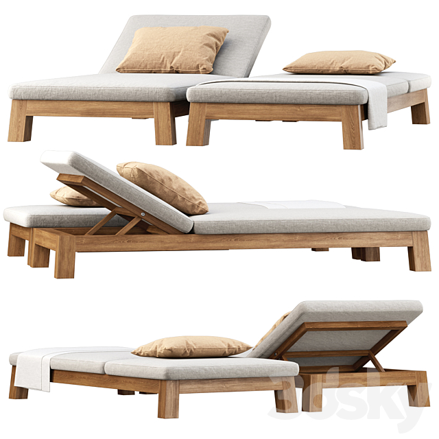 GIJS Sun lounger by Piet Boon 3DSMax File - thumbnail 3