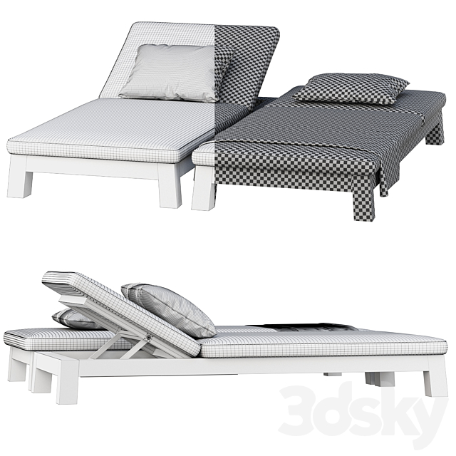 GIJS Sun lounger by Piet Boon 3DSMax File - thumbnail 5