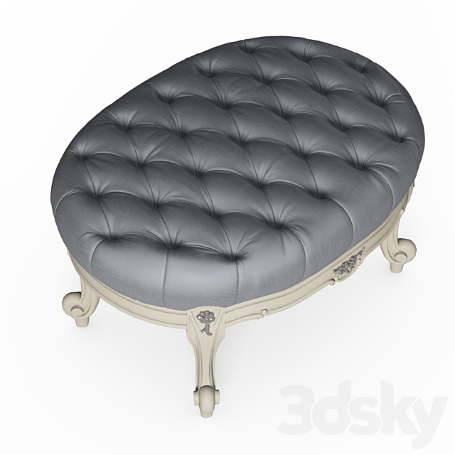 Giusti Portos Nouvelle Pouf 3DS Max Model - thumbnail 2