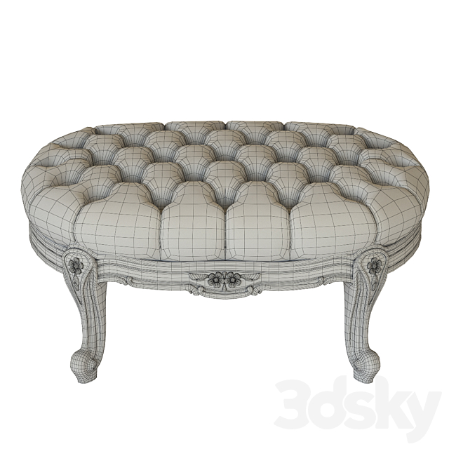 Giusti Portos nouvelle pouf 3DS Max Model - thumbnail 3