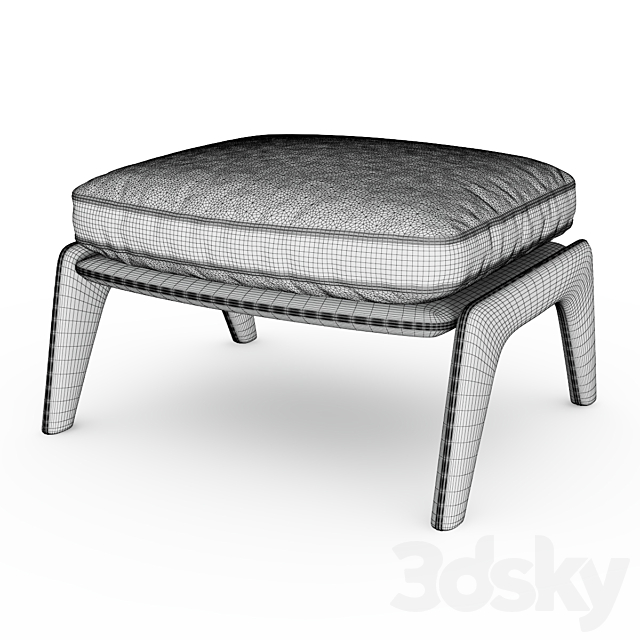 Glover Ottoman Minotti 3DSMax File - thumbnail 2