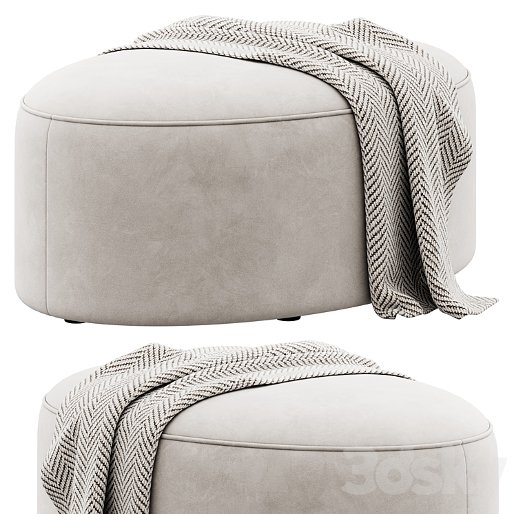 Goa Poufs by ETRO Home Interiors 3DS Max Model - thumbnail 2