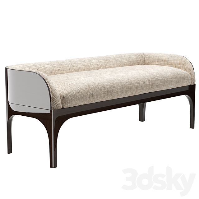 Gorsia buda bed bench 3DSMax File - thumbnail 1