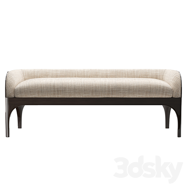 Gorsia buda bed bench 3DSMax File - thumbnail 2