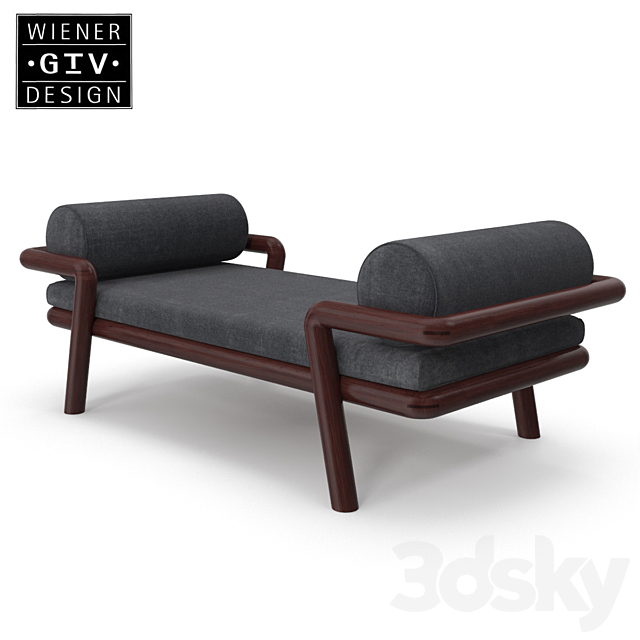 GTV Design Hold on Daybed 3DS Max Model - thumbnail 3