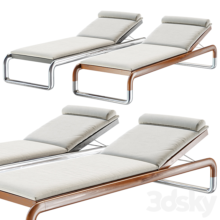 H2K Luxury loungers by Hake Konzept 3DS Max - thumbnail 1