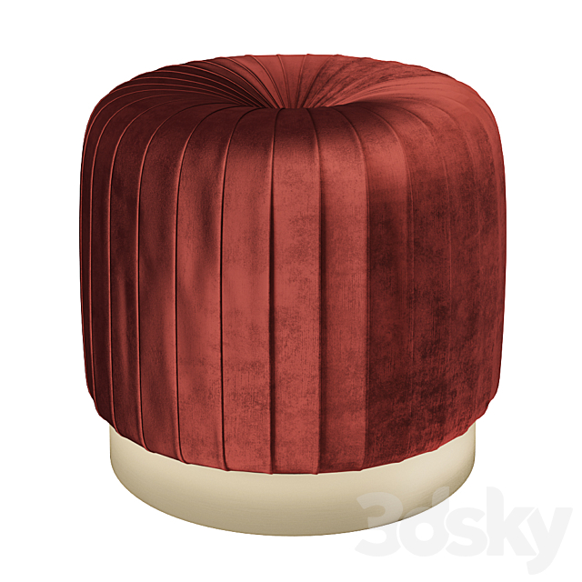 Handmade pouf 3DSMax File - thumbnail 1