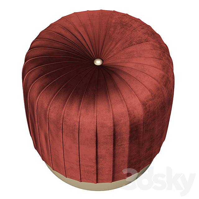 Handmade pouf 3DSMax File - thumbnail 2