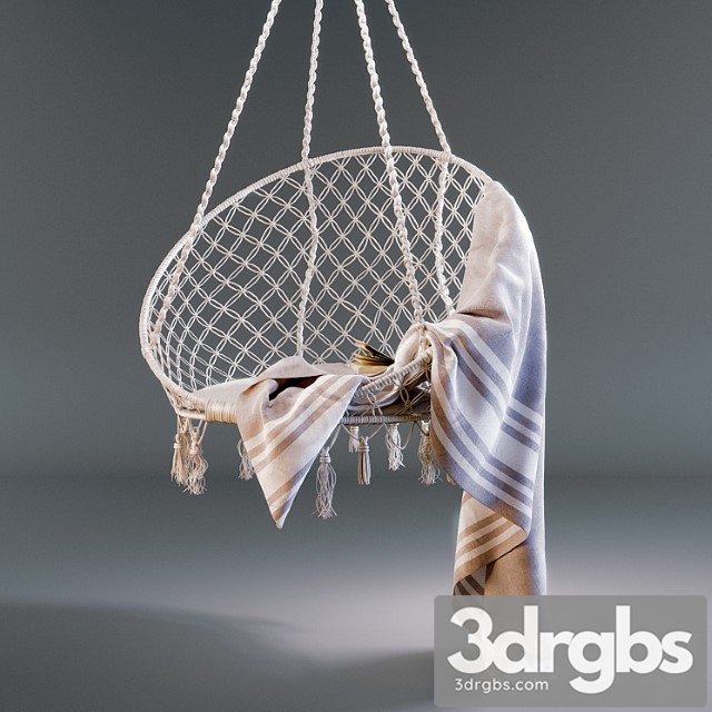 Hanging chair 2 3dsmax Download - thumbnail 1