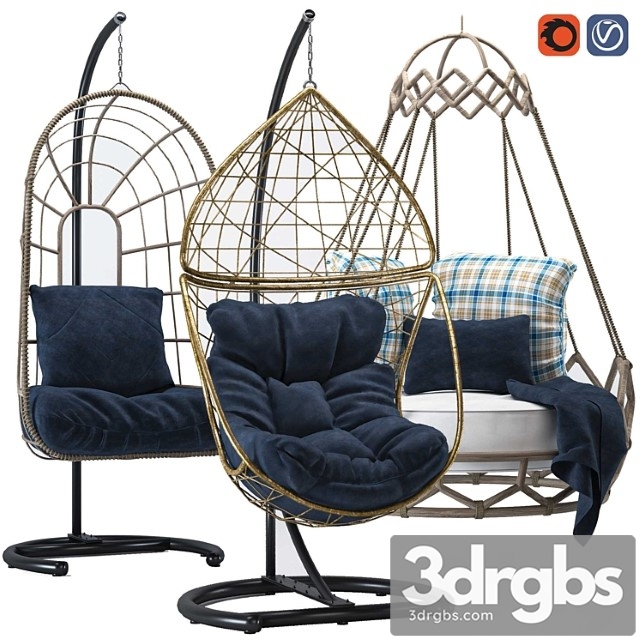 Hanging chair 3dsmax Download - thumbnail 1