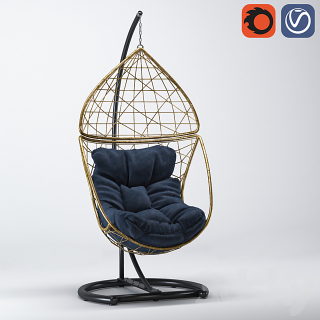 hanging chair 3DSMax File - thumbnail 4