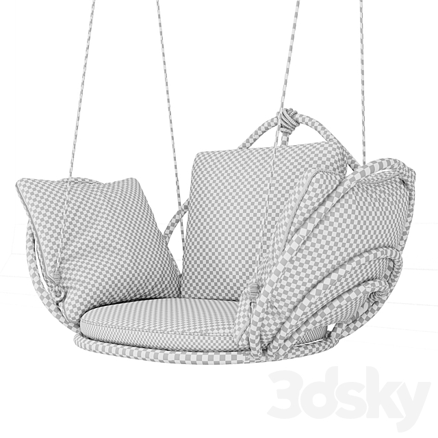 Hanging Chair Bee 3DSMax File - thumbnail 4