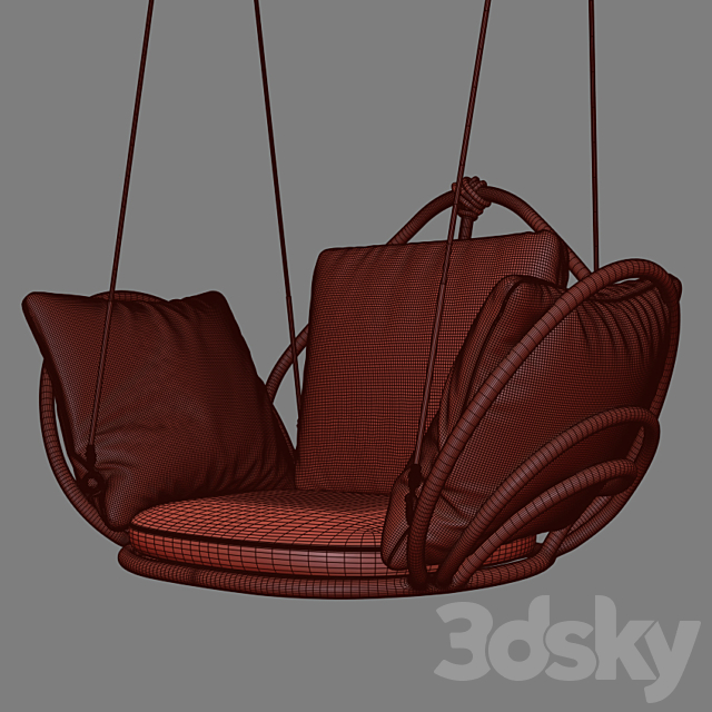 Hanging Chair Bee 3DSMax File - thumbnail 5