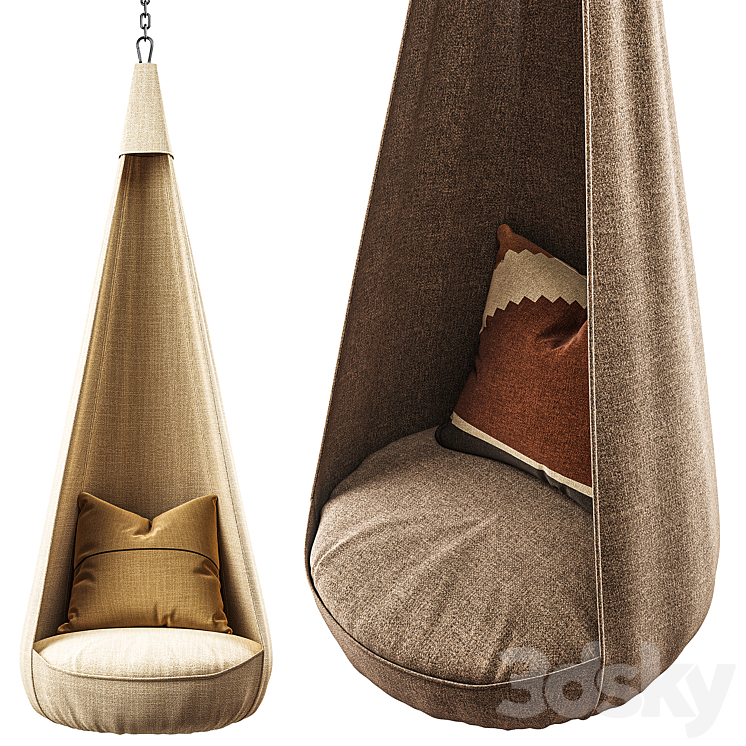 Havana (Hammock chair) 3DS Max Model - thumbnail 2